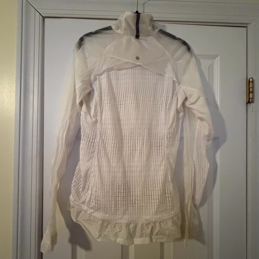 Lululemon Lightweight Wind/ Rain Jacket Sheer Mes… - image 15